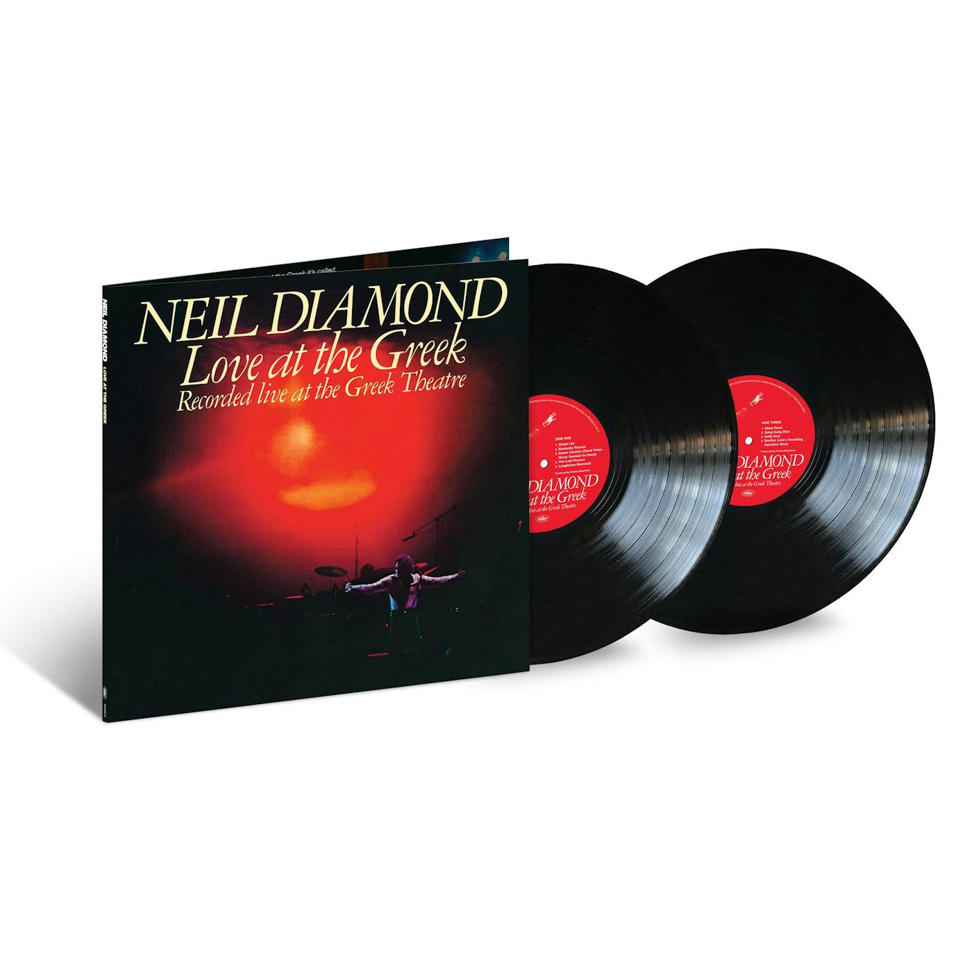 Neil Diamond Love At The Greek 2LP Black Vinyl