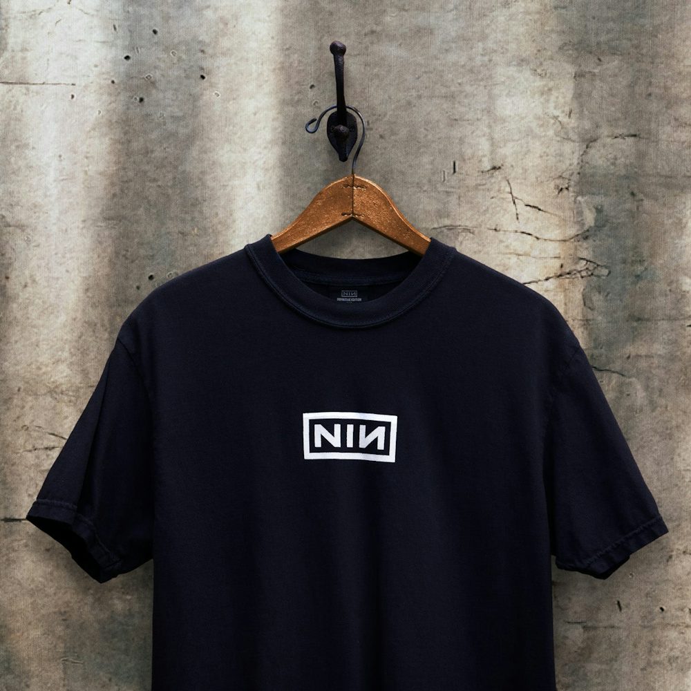 Nine Inch Nails 1991 logo / sin era DE tee