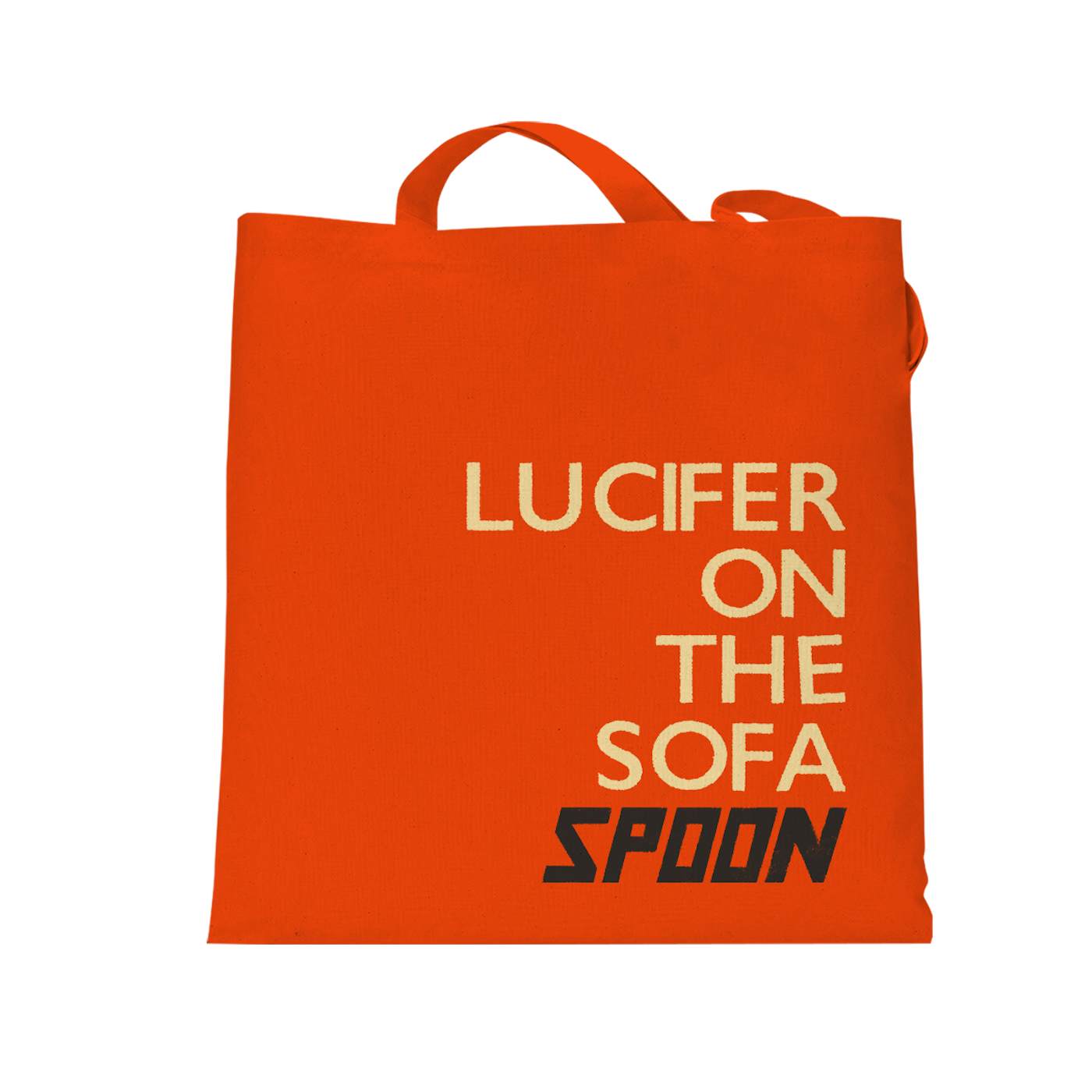 Spoon Lucifer On The Sofa Tote // Orange
