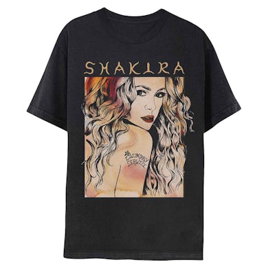 Shakira Laundry Service Illustrated T-shirt - Vintage Black