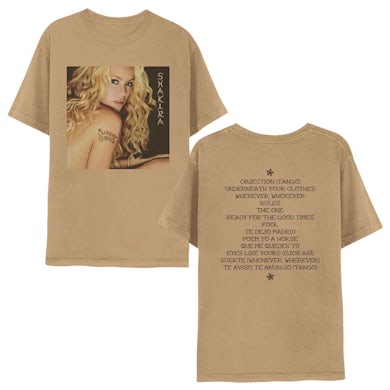 Shakira Laundry Service Cover T-shirt - Tan