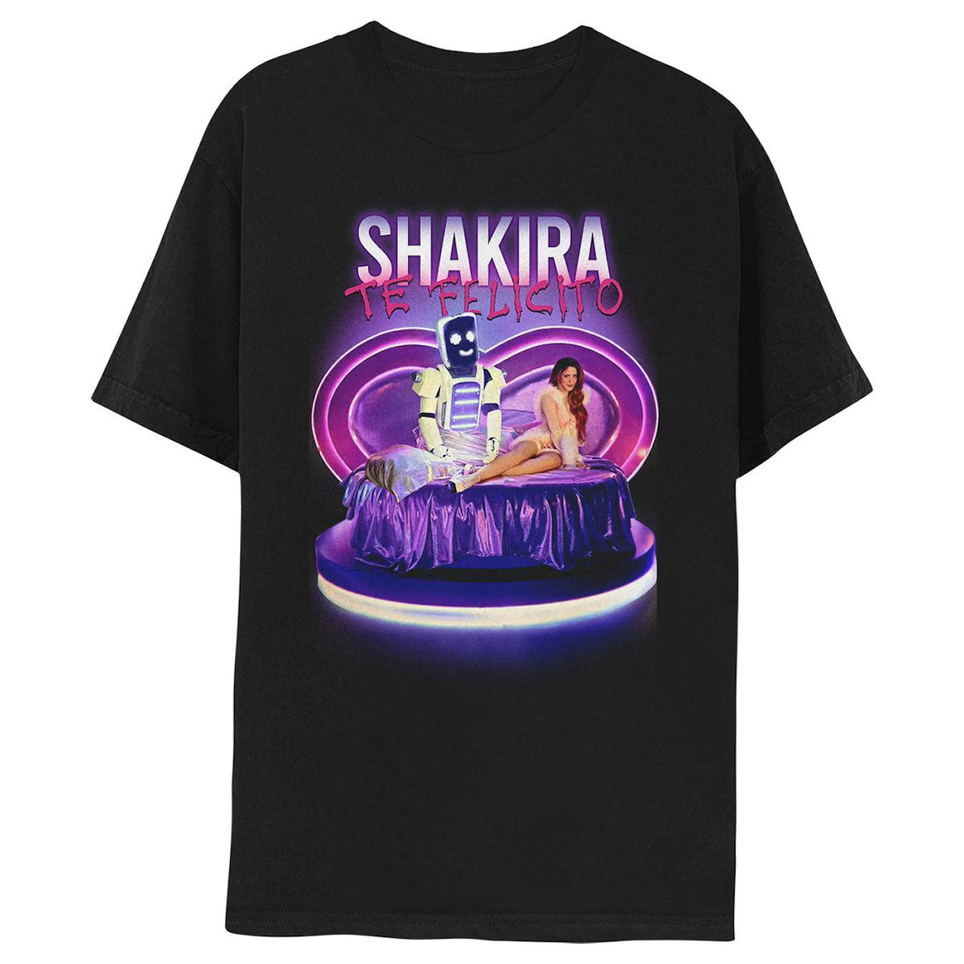 Shakira Te Felicito T-shirt - Black
