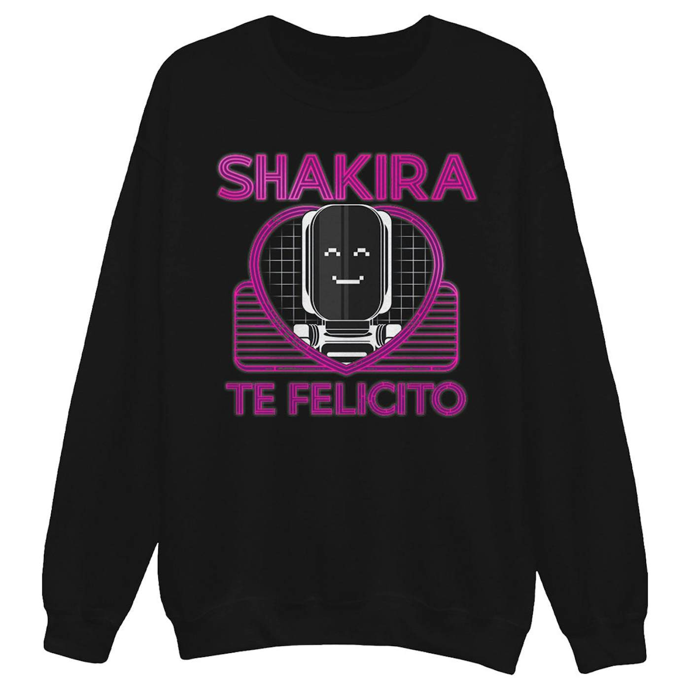 Shakira Te Felicito Crewneck Sweatshirt - Black