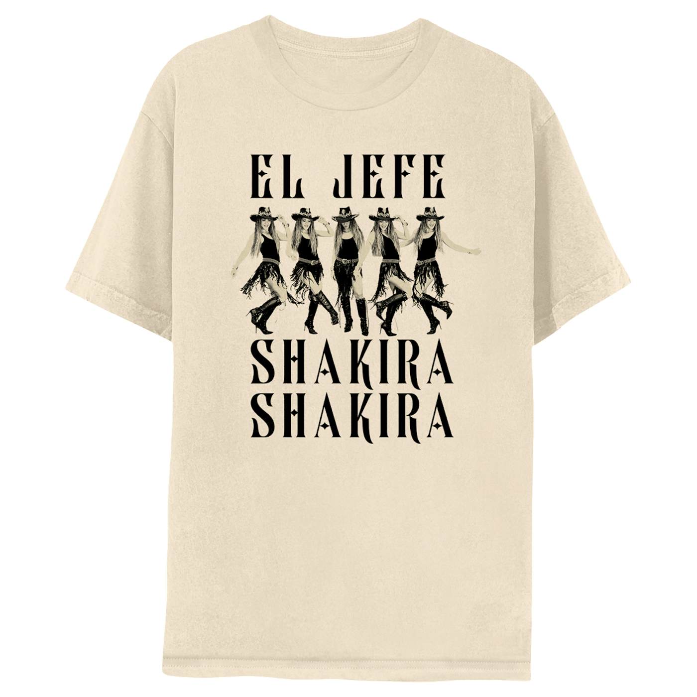 Shakira El Jefe Dancer T-shirt - Natural