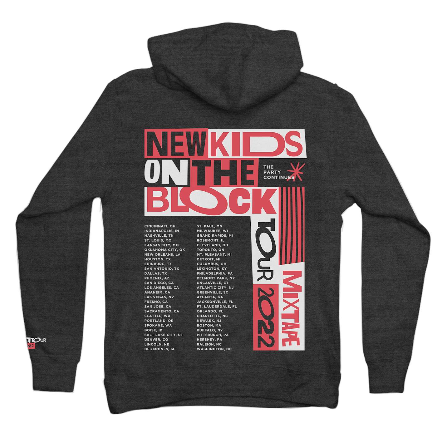New Kids On The Block The Mixtape Tour Zip Hoodie
