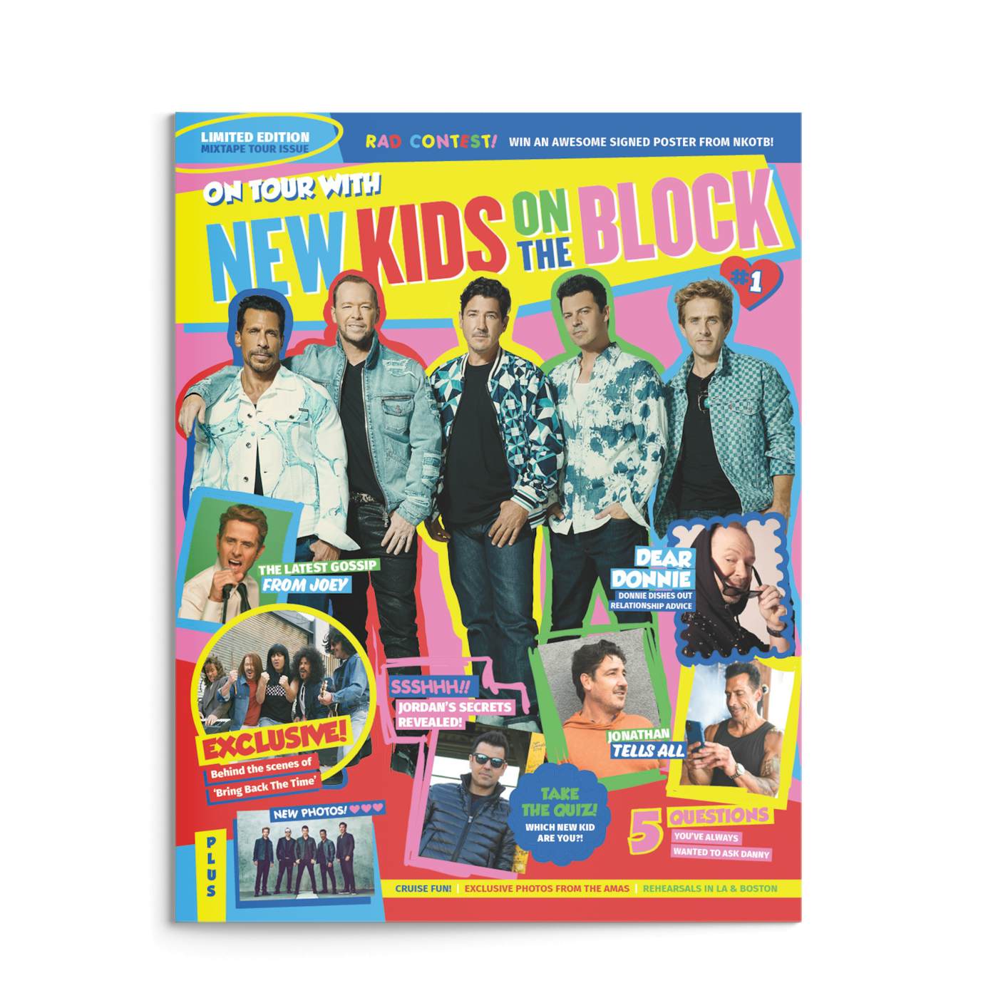 New Kids On The Block The Mixtape Tour Program