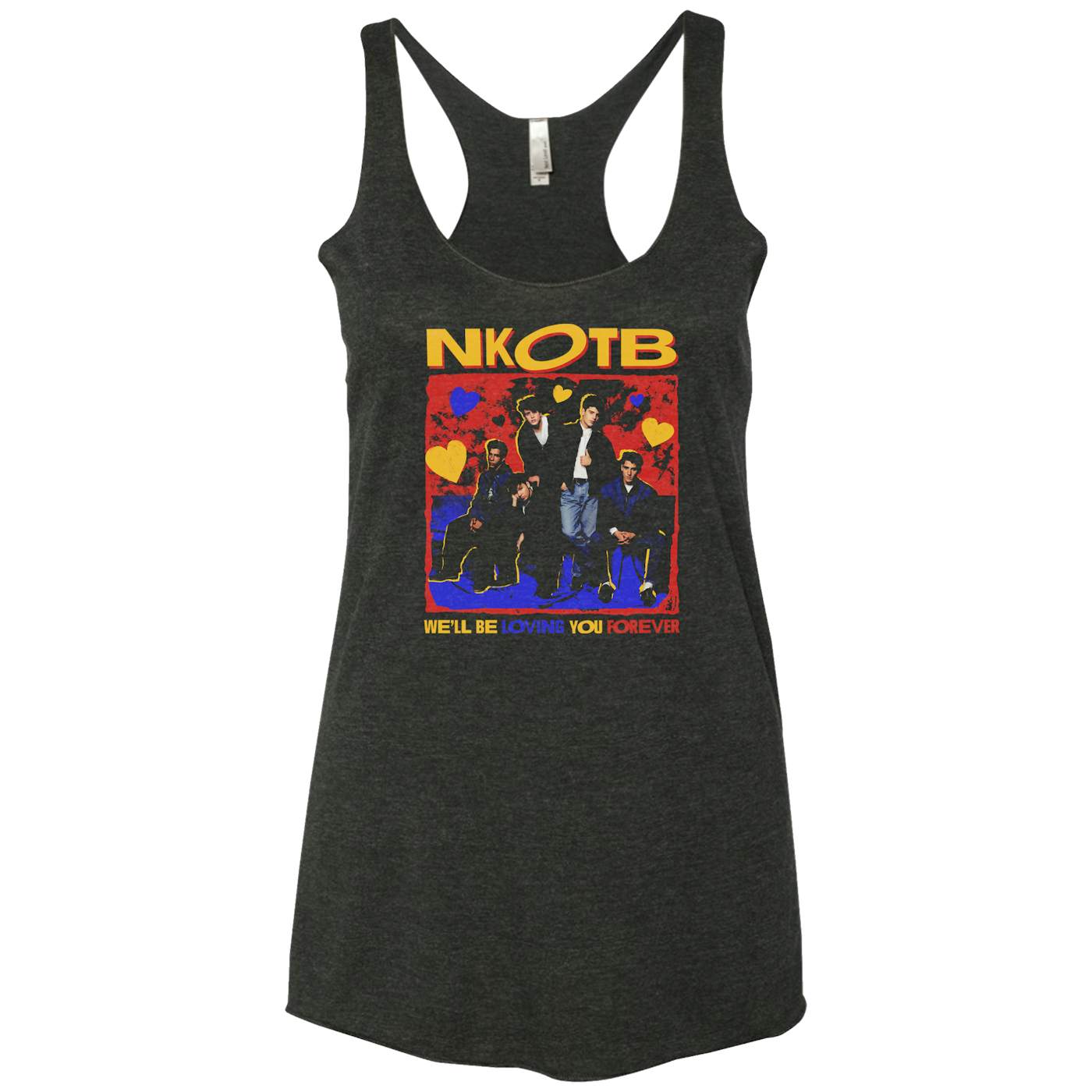 New Kids On The Block The Mixtape Tour Loving You Forever Ladies Tank Top