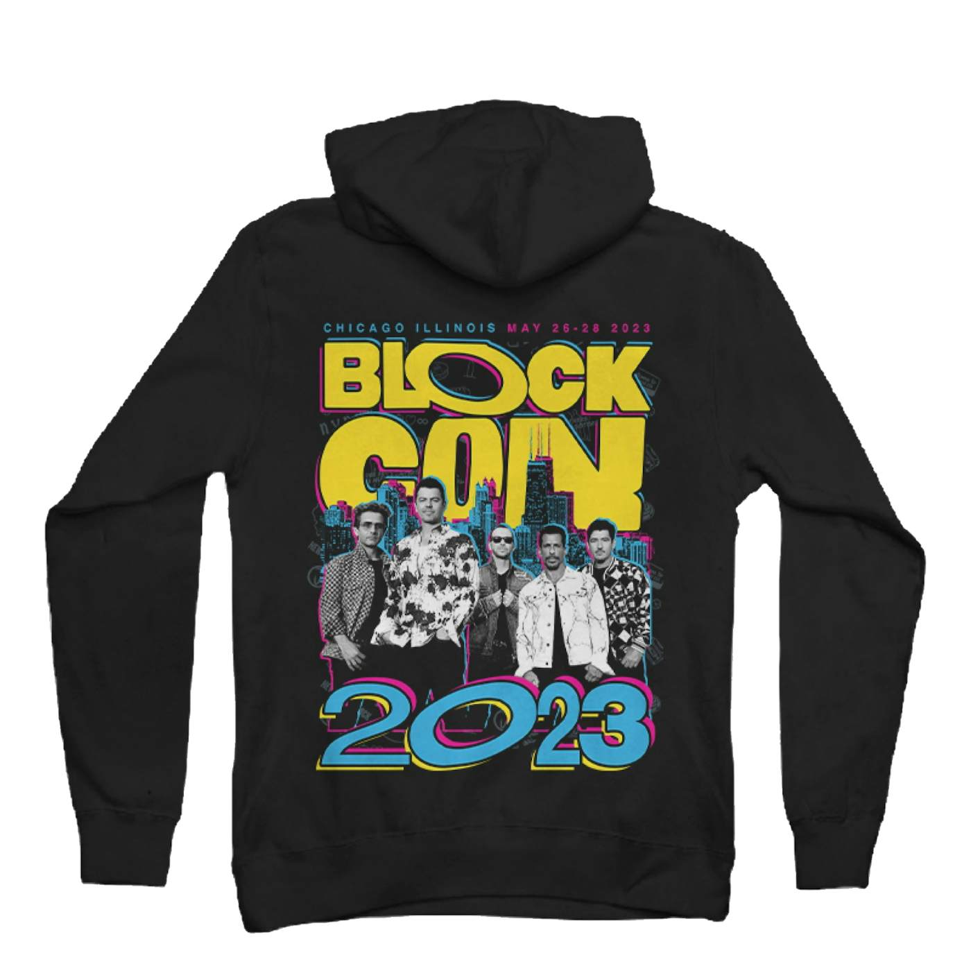 New Kids On The Block BLOCKCON 2023 Zip Hoodie