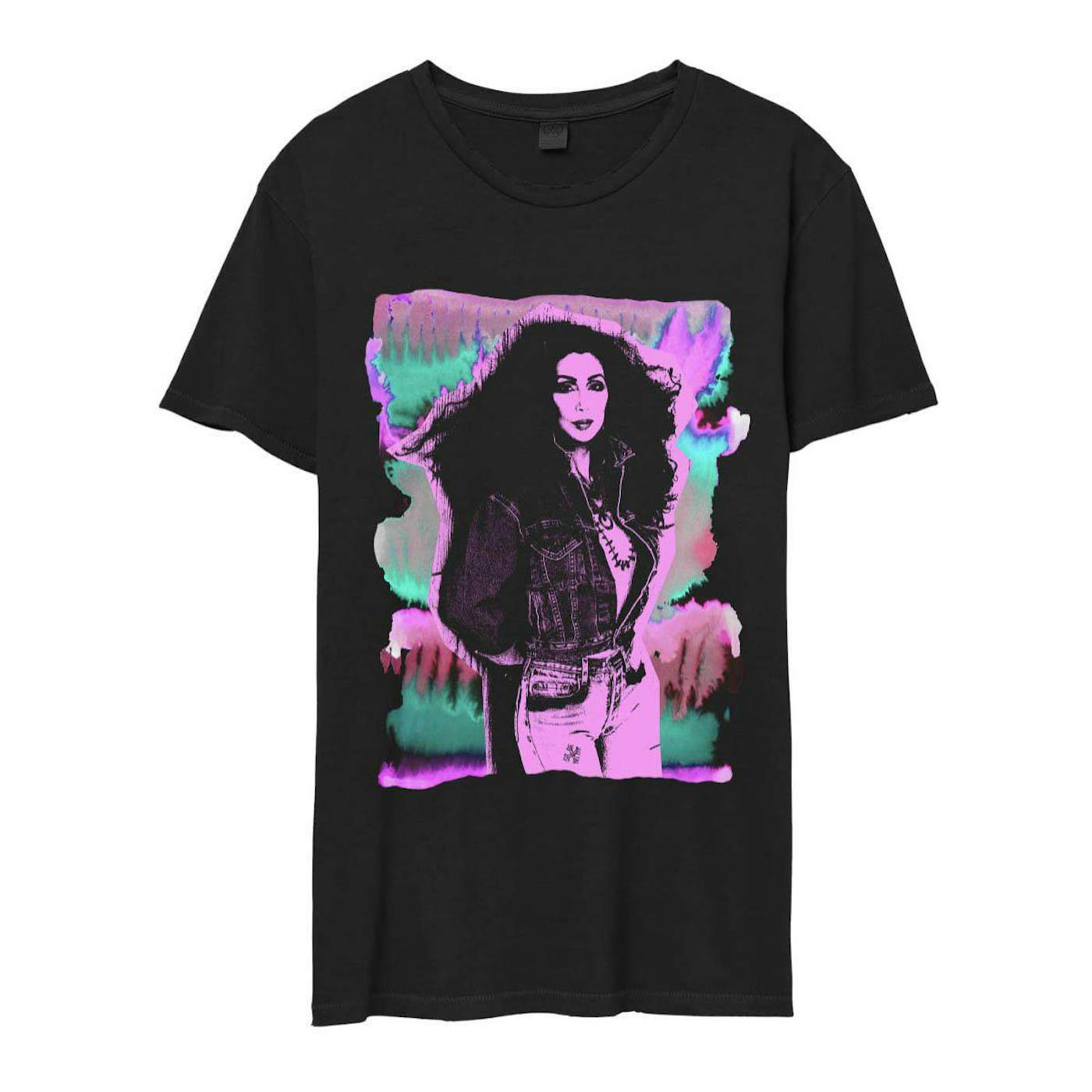 Cher Psychedelic Distressed Tee
