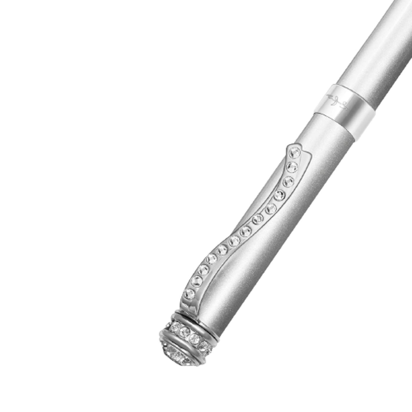 Sarah Brightman Unisex Jewel Pen With Bend Clip - Silver