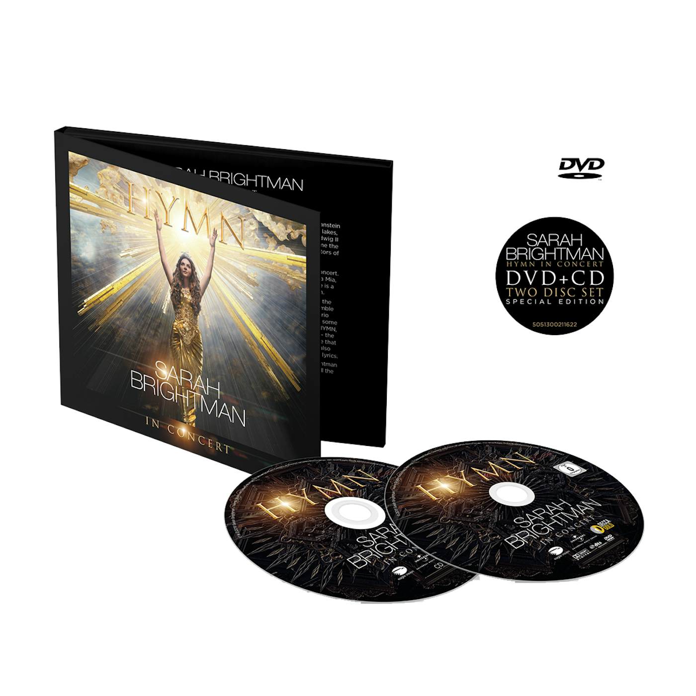 Sarah Brightman HYMN IN CONCERT - Deluxe Edition DVD/CD