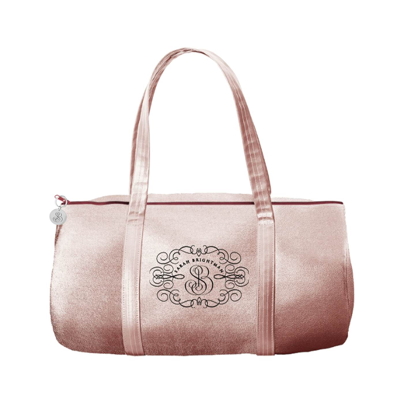 Sarah Brightman Rose Gold Weekender Bag with SB Charm