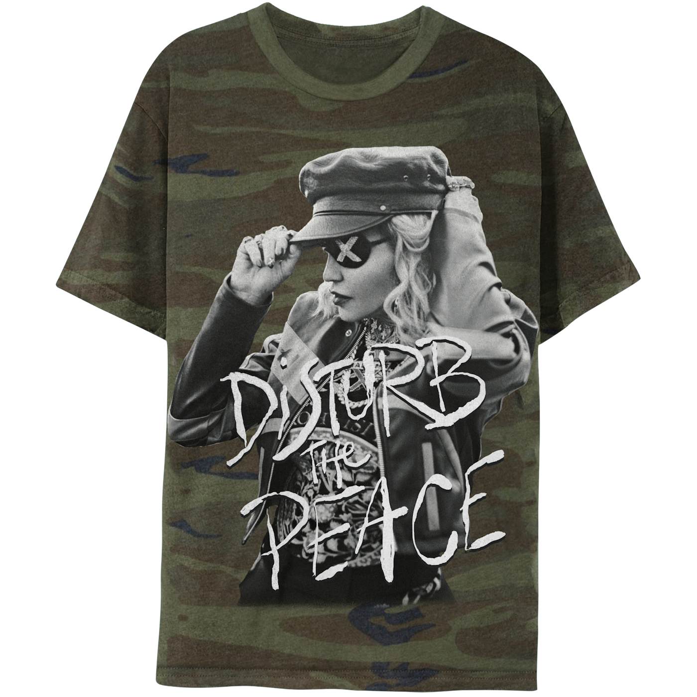 Madonna Disturb the Peace Madame X Camo Tee