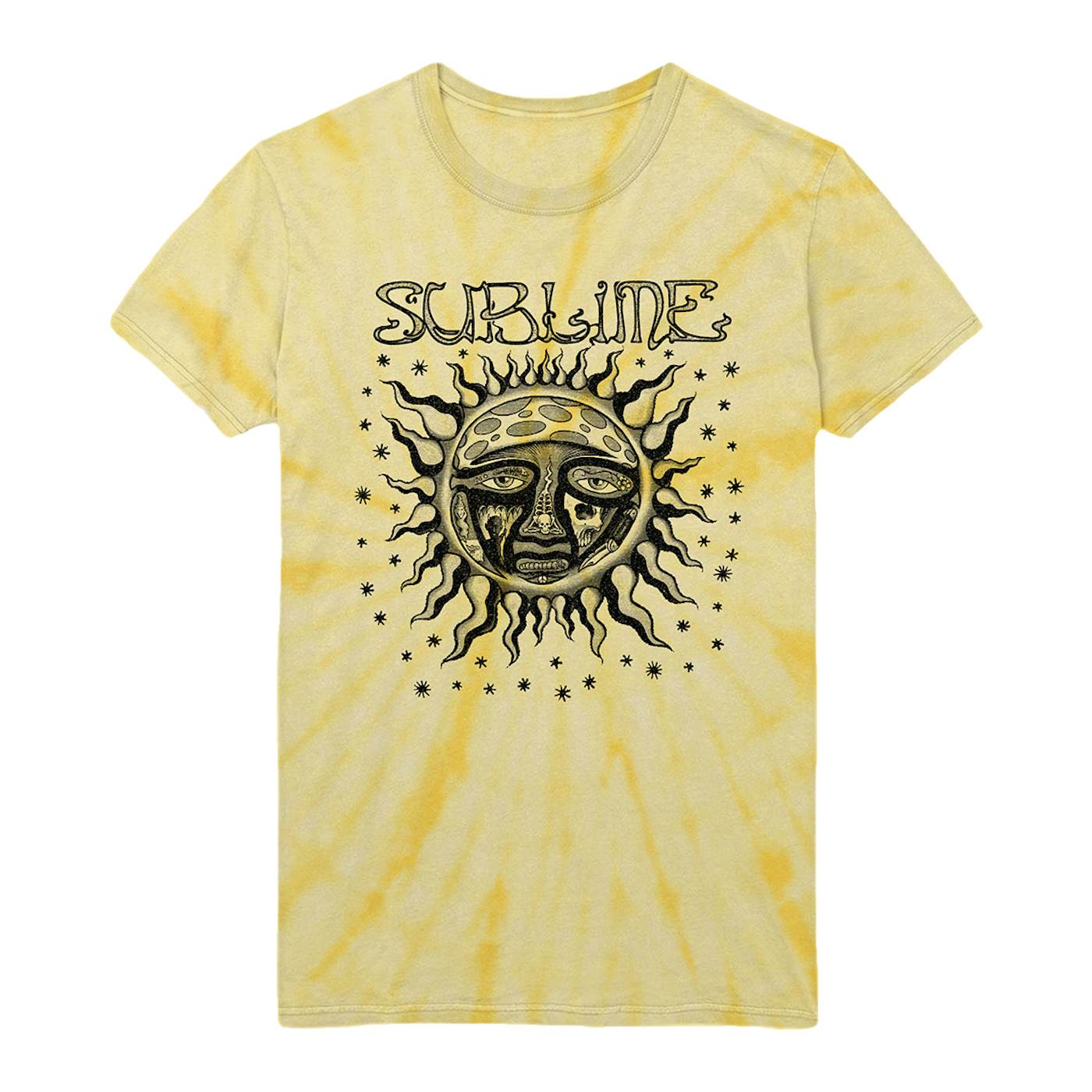 Sublime Yellow Tie-Dye Sun Tee