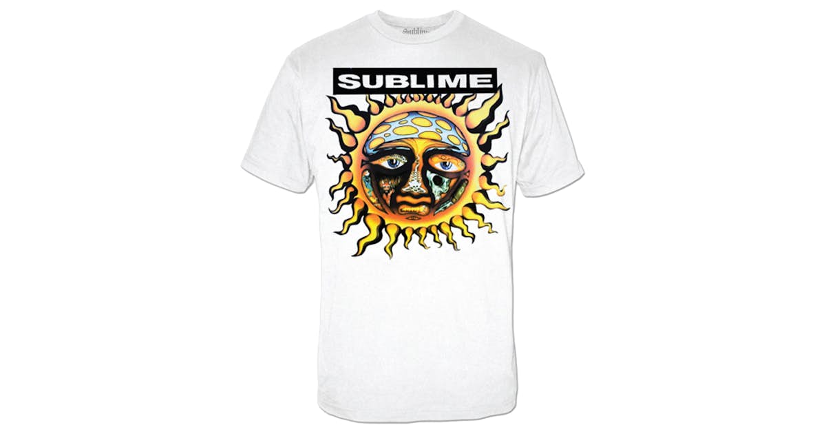 White sublime deals shirt