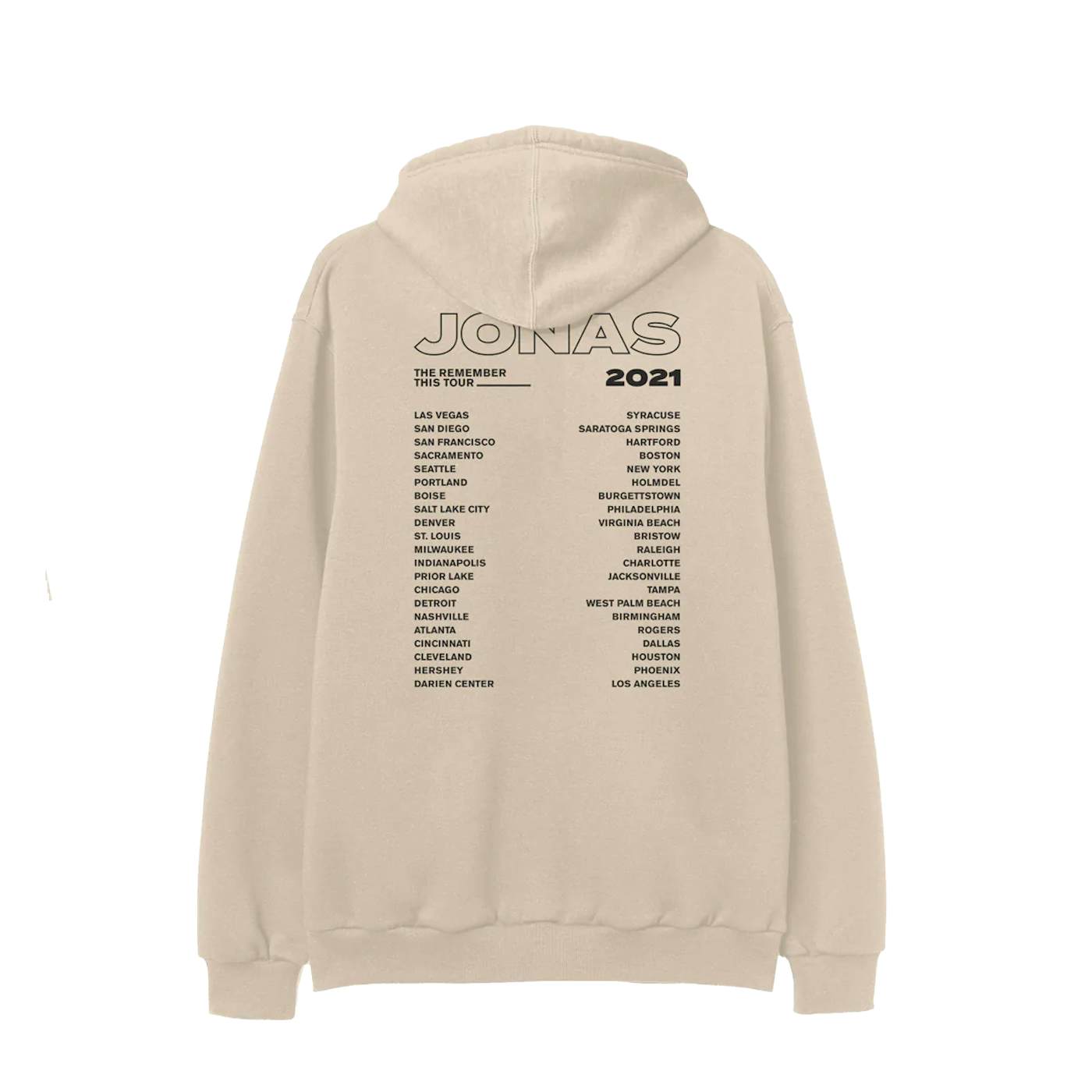 Jonas Brothers Remember This Sand Tour Hoodie