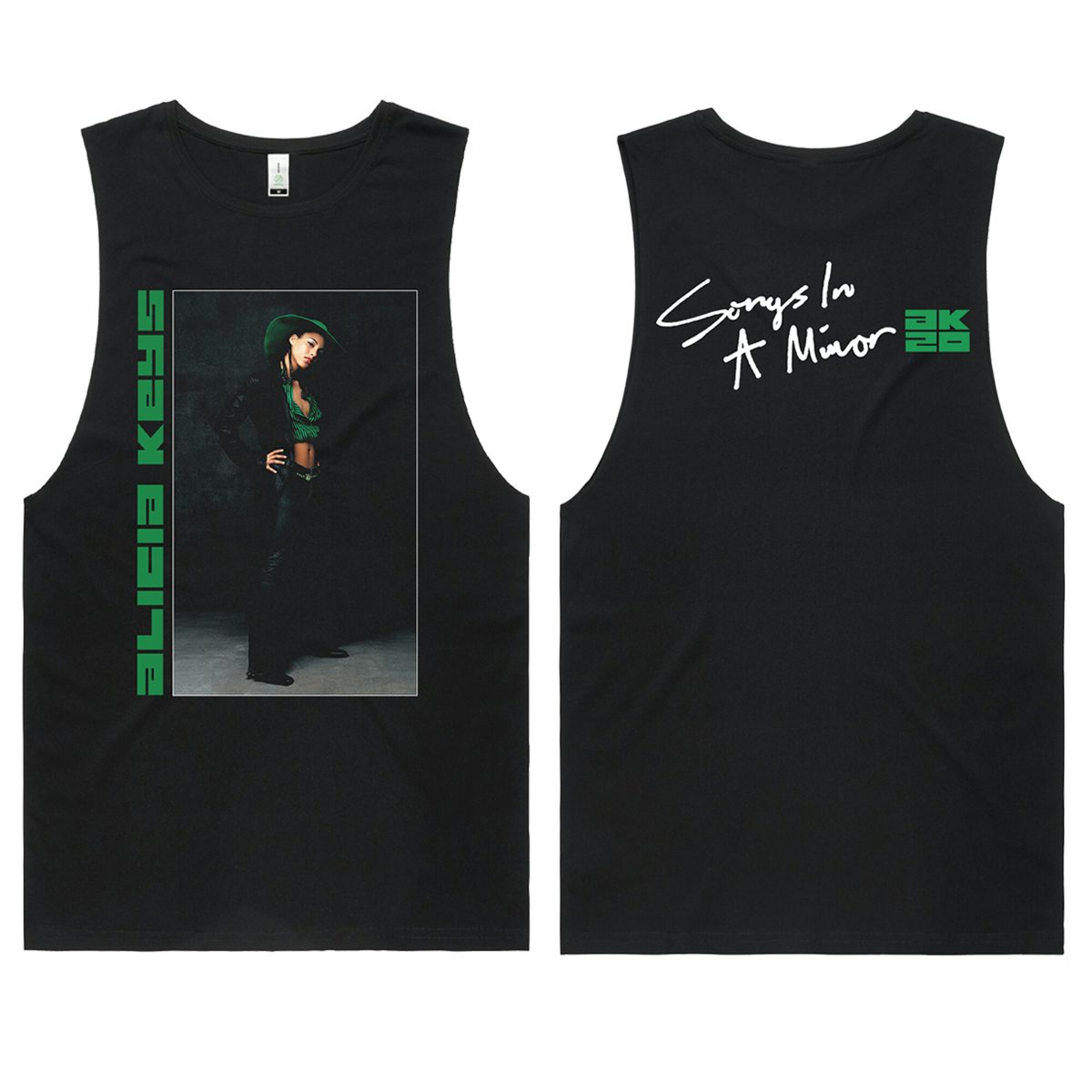 Alicia Keys Songs In A Minor th Anniversary Tank Top Black