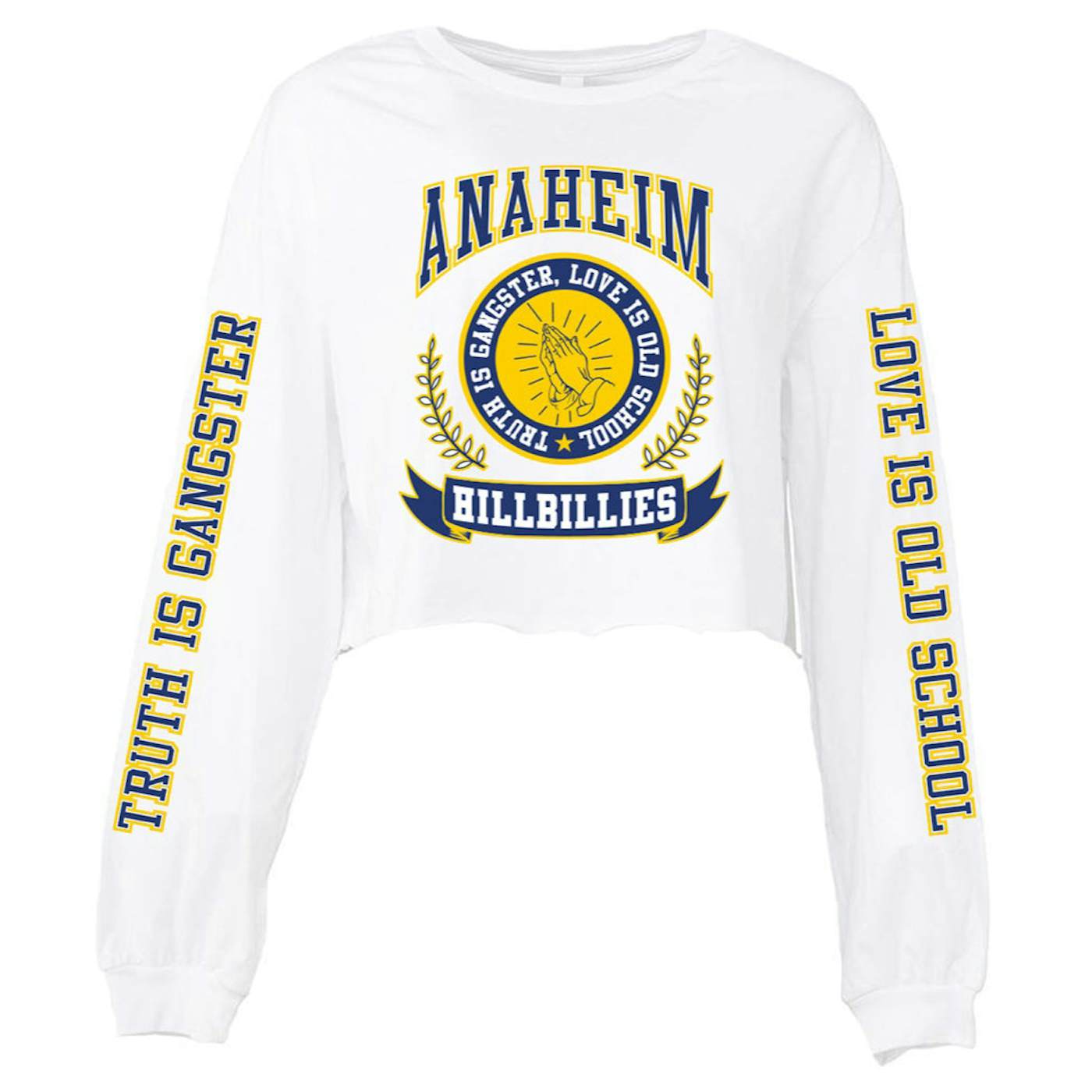 Gwen Stefani Anaheim Hillbillies™ Logo Crop Long Sleeve Tee
