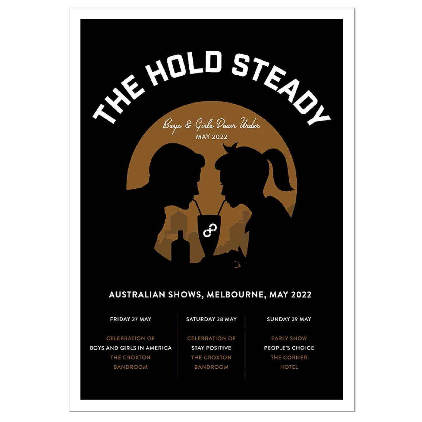 The Hold Steady "AUS Tour 2022" Poster