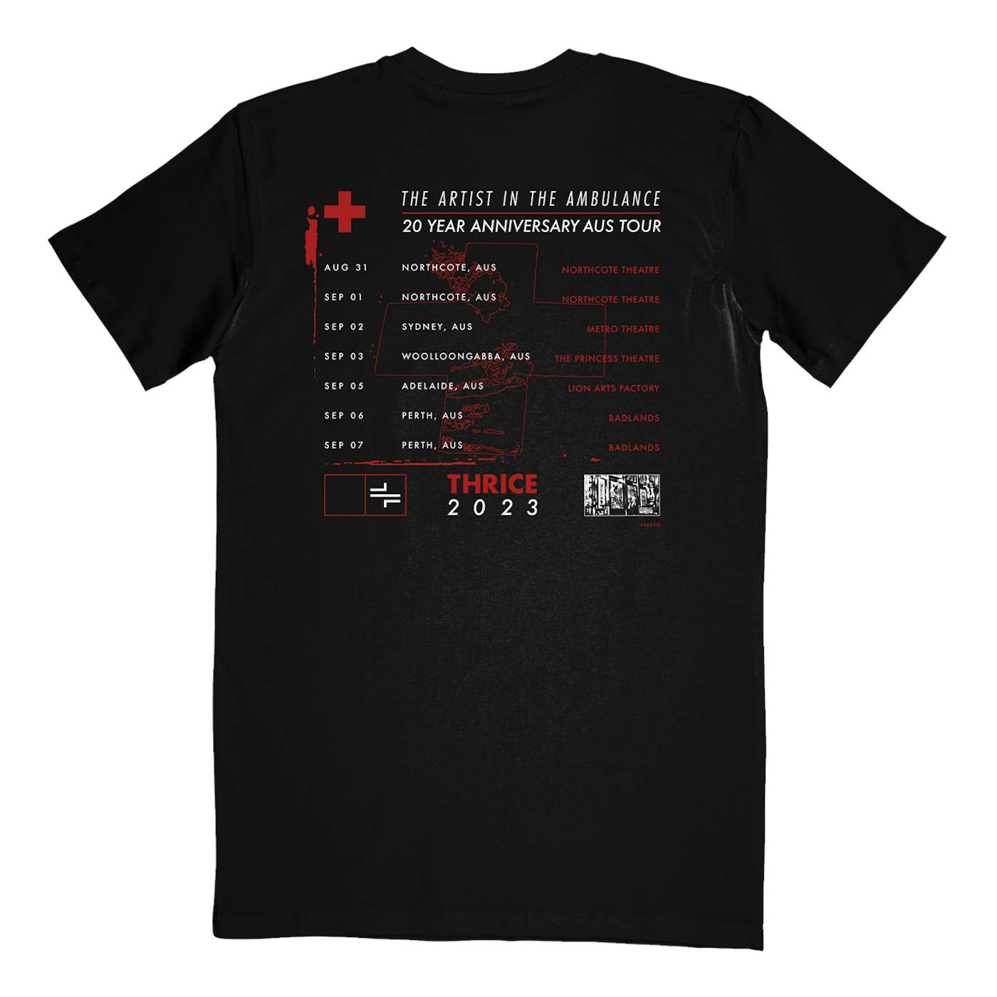 Thrice "Artist In The Ambulance Tour" T-Shirt