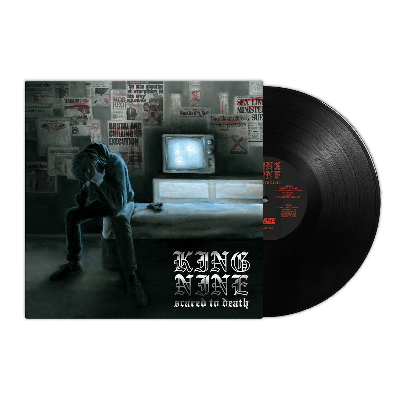 King Nine - "Scared To Death" LP (Vinyl)