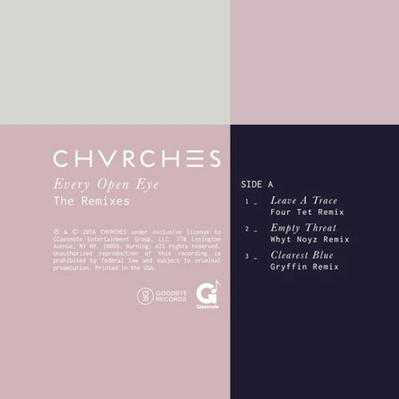 CHVRCHES Remix Vinyl Record