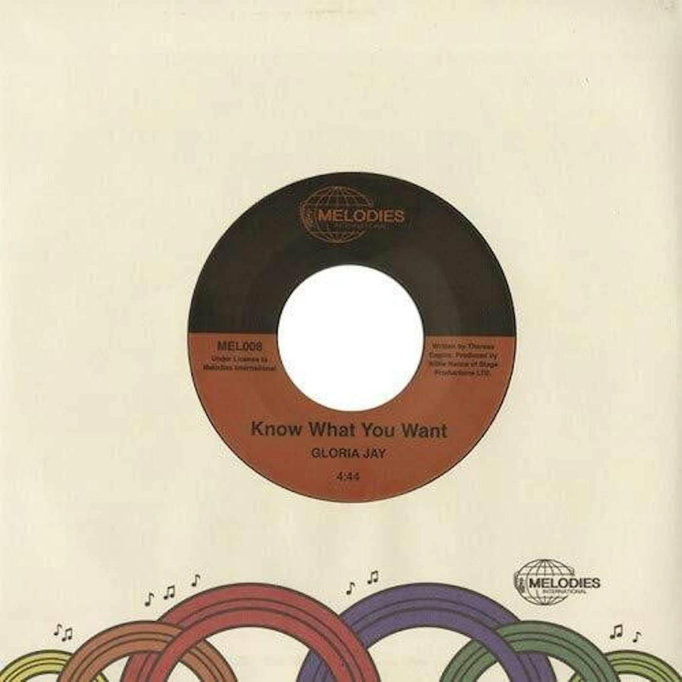 Gloria Jay Know What You Want / I'm Gonna Make It Vinyl Record
