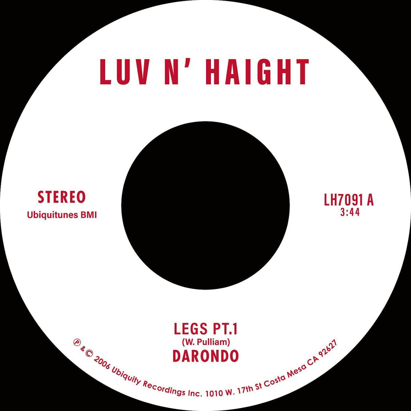 Darondo Legs Pt. 1/Let My People Go Vinyl Record