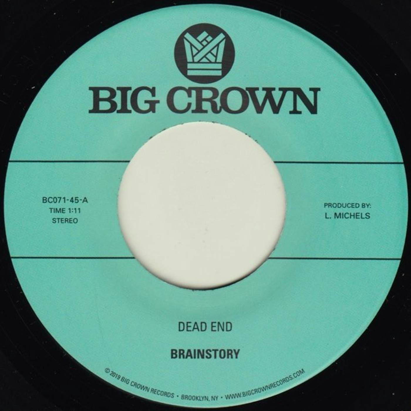 Brainstory Dead End/Mnemophobia Vinyl Record
