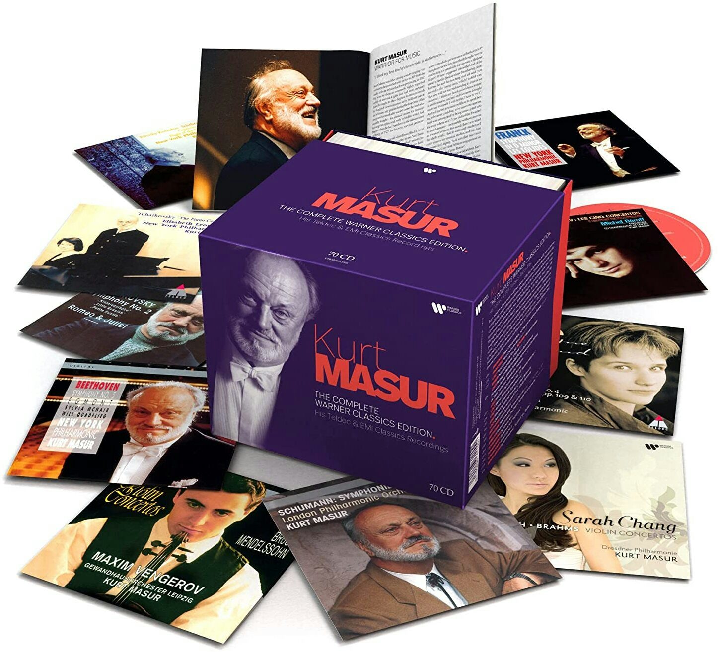 KURT MASUR: THE COMPLETE WARNER CLASSICS EDITION CD