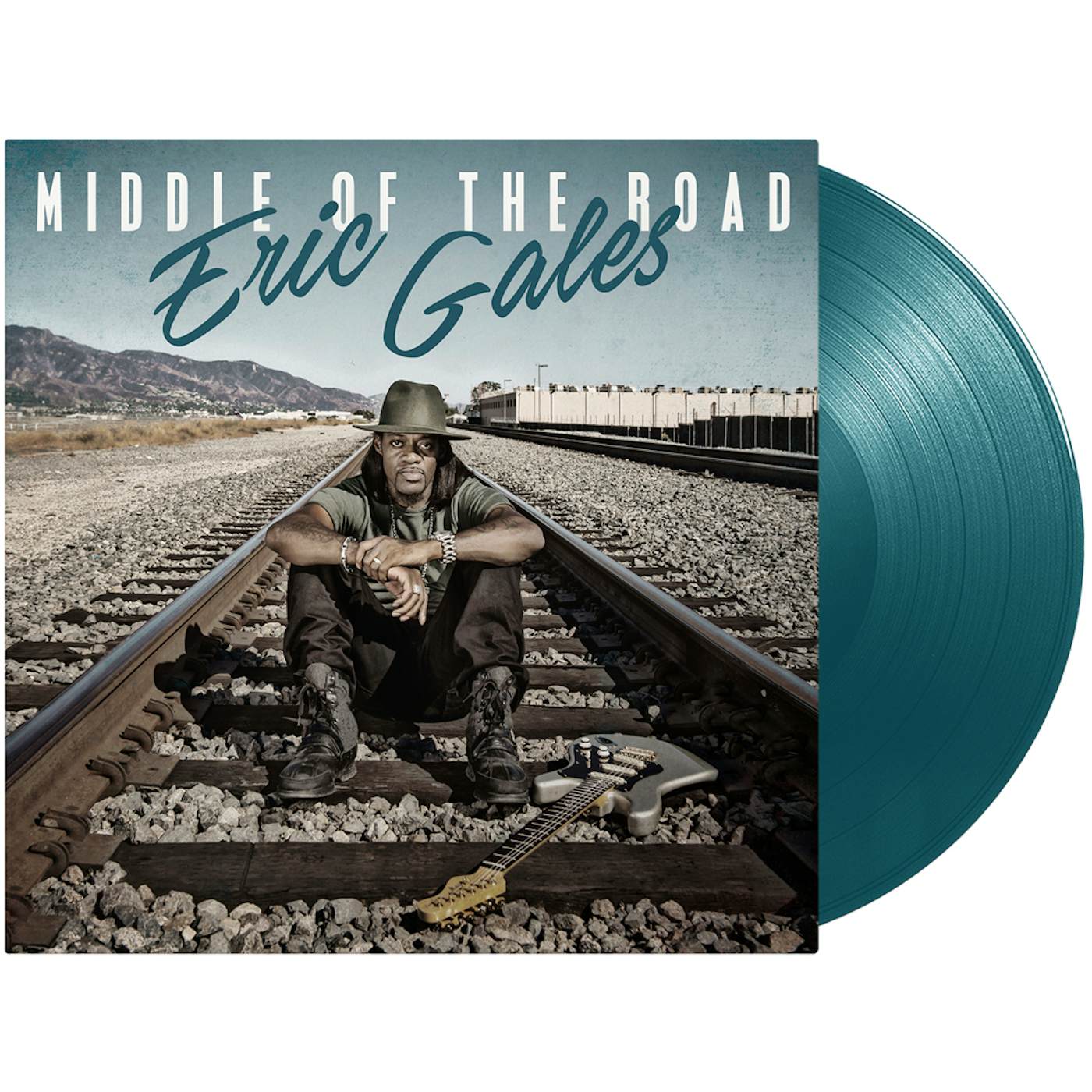 Eric Gales MIDDLE OF THE ROAD (GREEN/BLUE VINYL) Vinyl Record