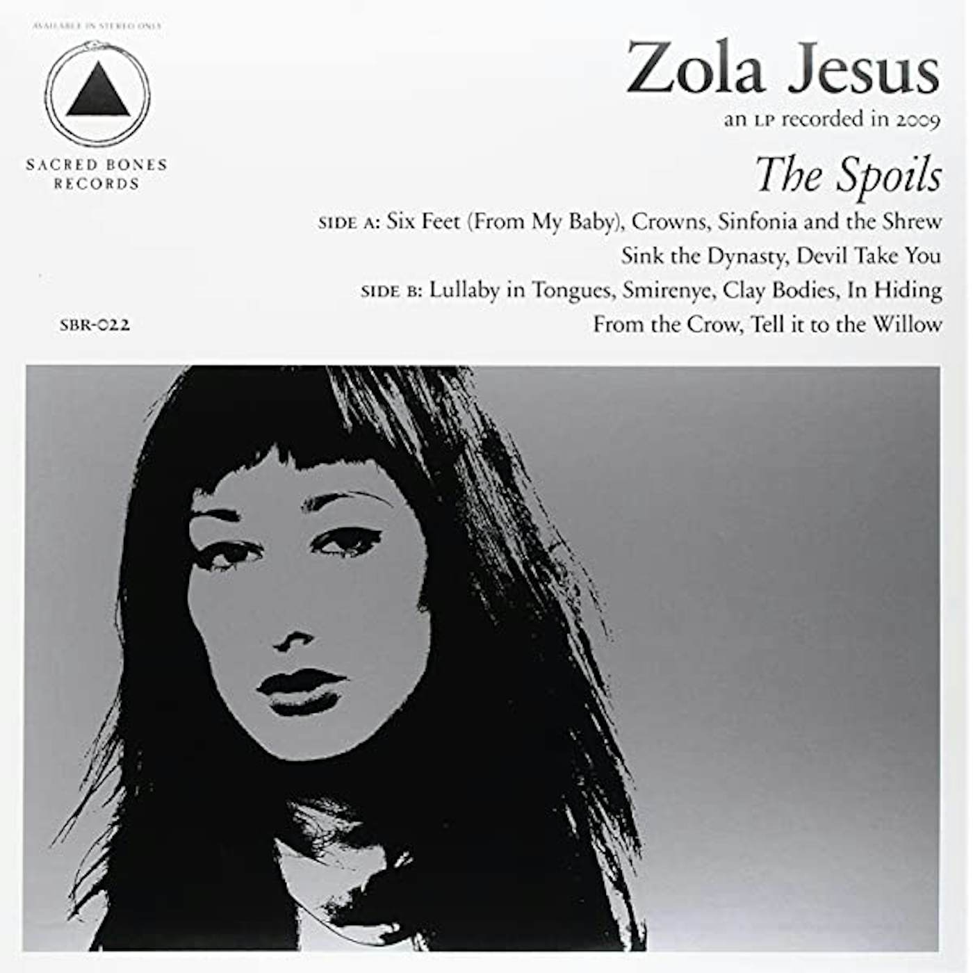 Zola Jesus Spoils (Smoke) Vinyl Record