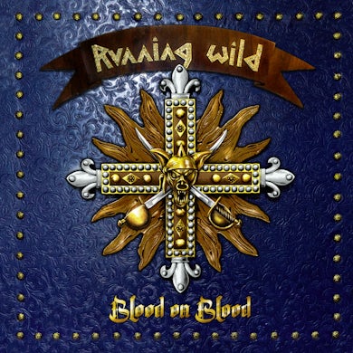 Running Wild Blood On Blood (Blue Vinyl) Vinyl Record