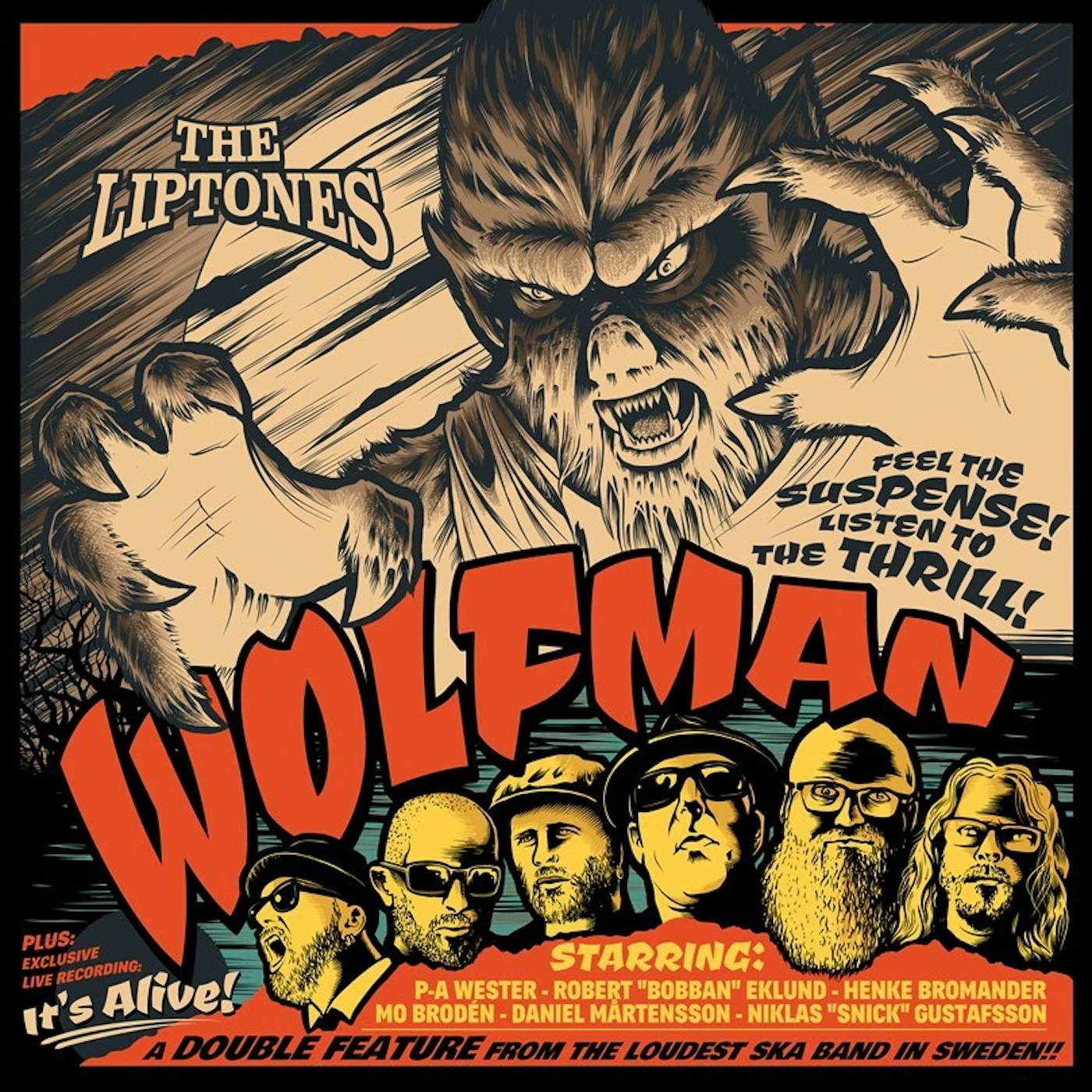 The Liptones Wolfman   It's Alive Vinyl Record