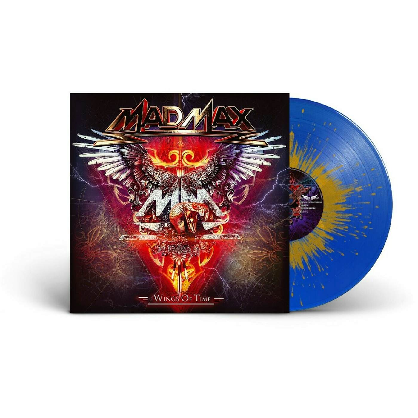 Mad Max Wings Of Time   Blue/Gold Vinyl Record