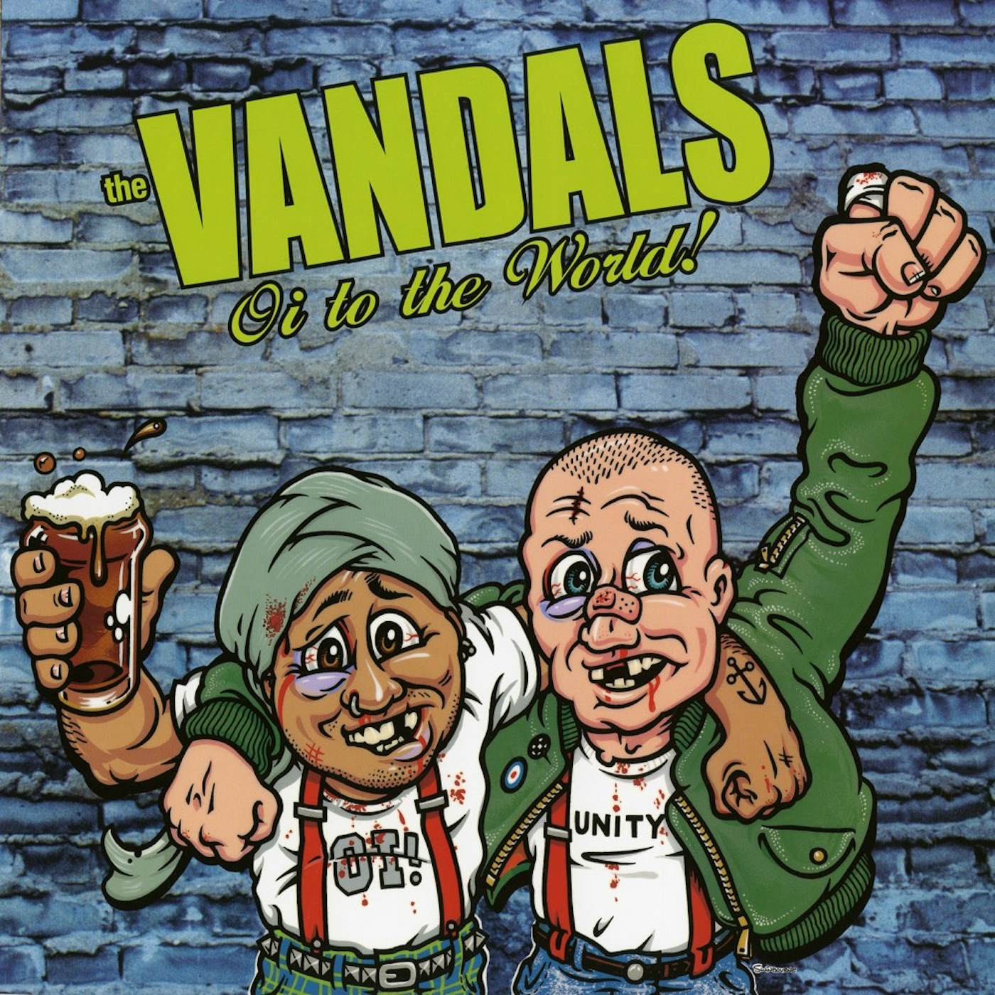 The Vandals  OI TO THE WORLD (GREEN VINYL) Vinyl Record