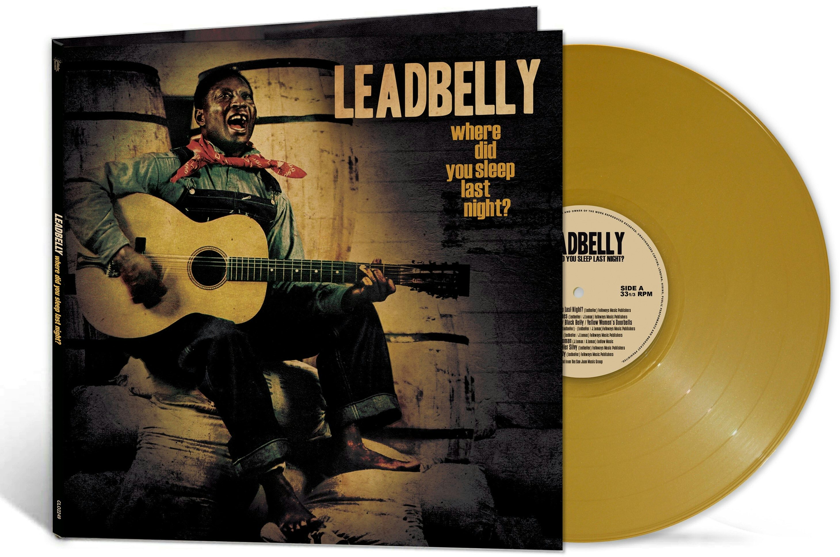 leadbelly where did you sleep