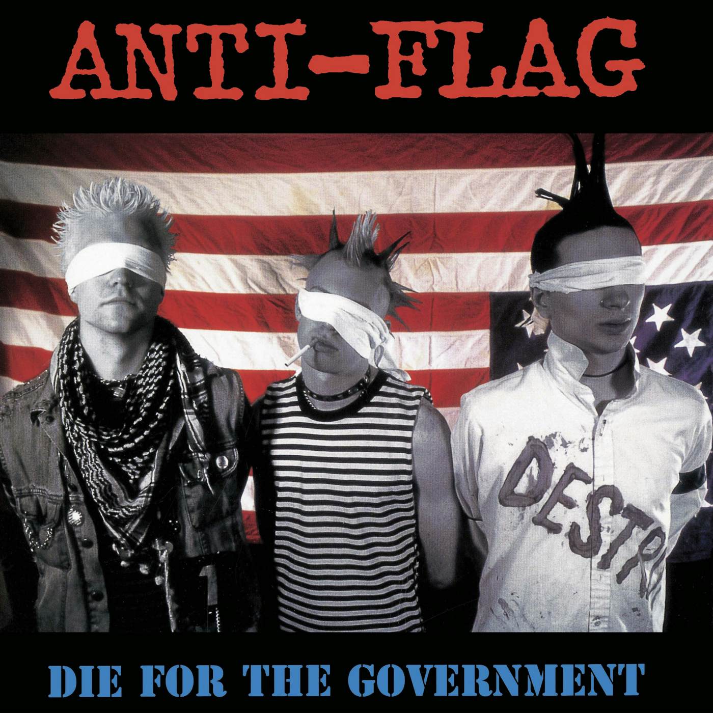 Anti-Flag DIE FOR THE GOVERNMENT (RED WHITE & BLUE SPLATTER VINYL) Vinyl Record