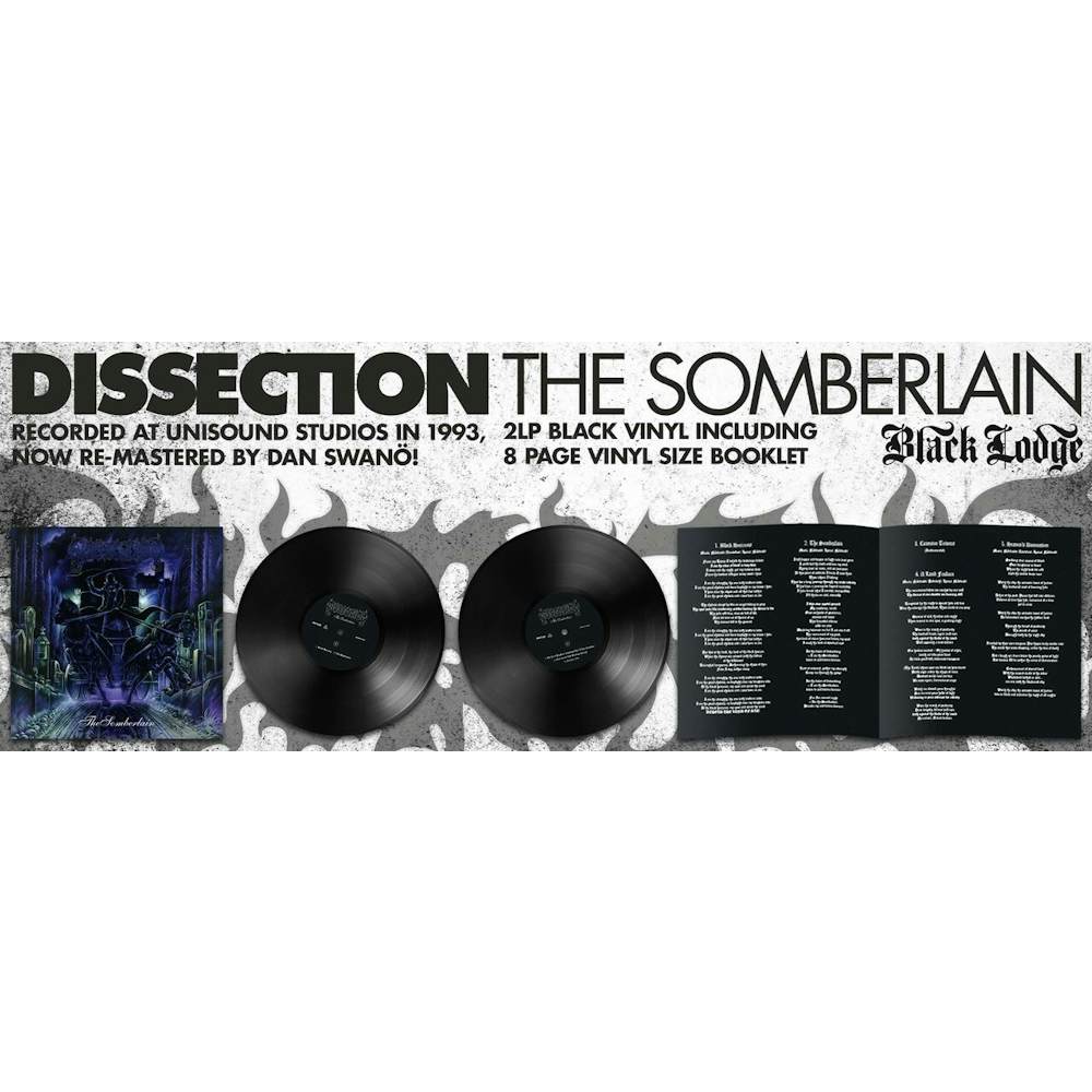 DISSECTION - The somberlain (Remastered) SILVER VINYL - 2LP silver