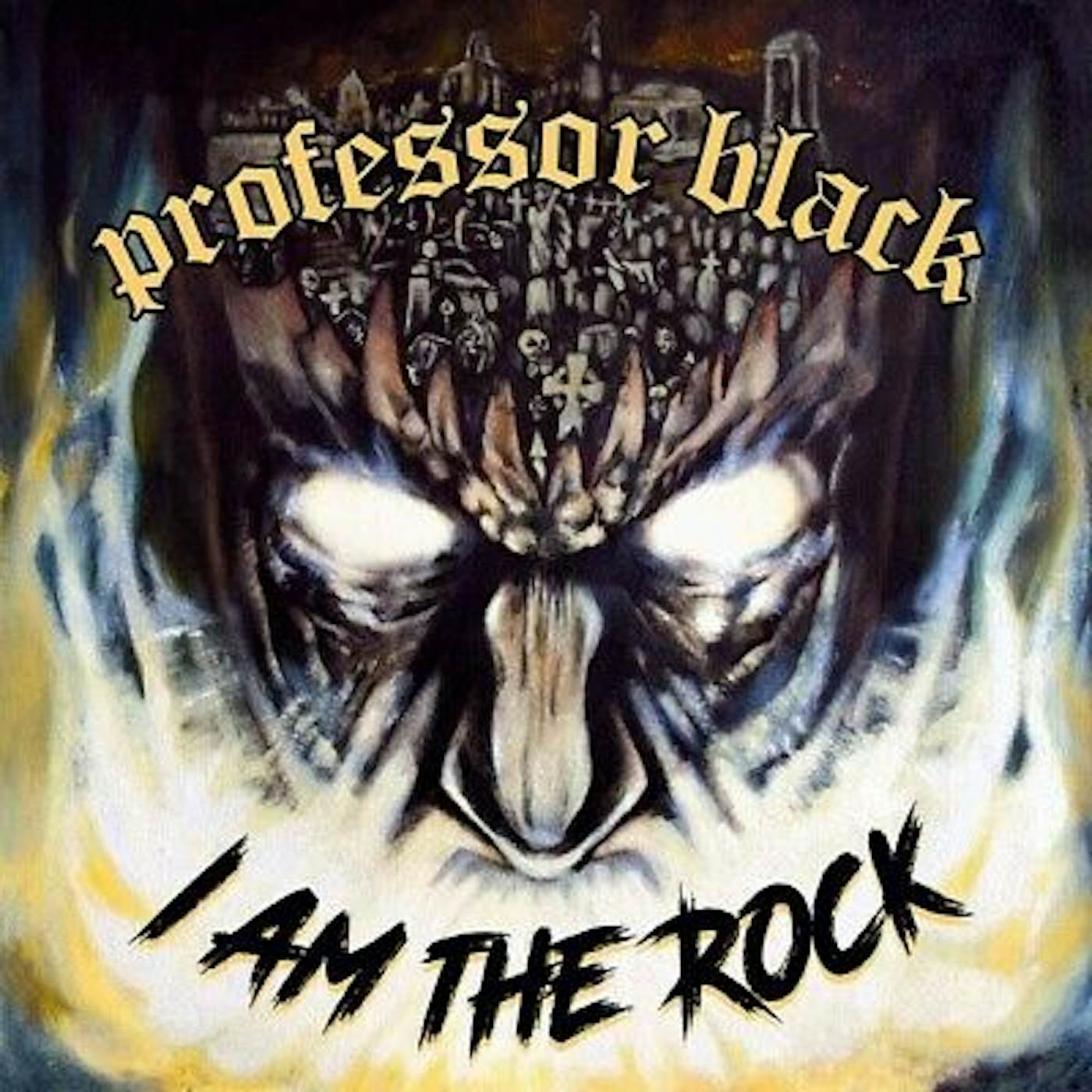 Professor Black I Am The Rock (Blue Vinyl) Vinyl Record