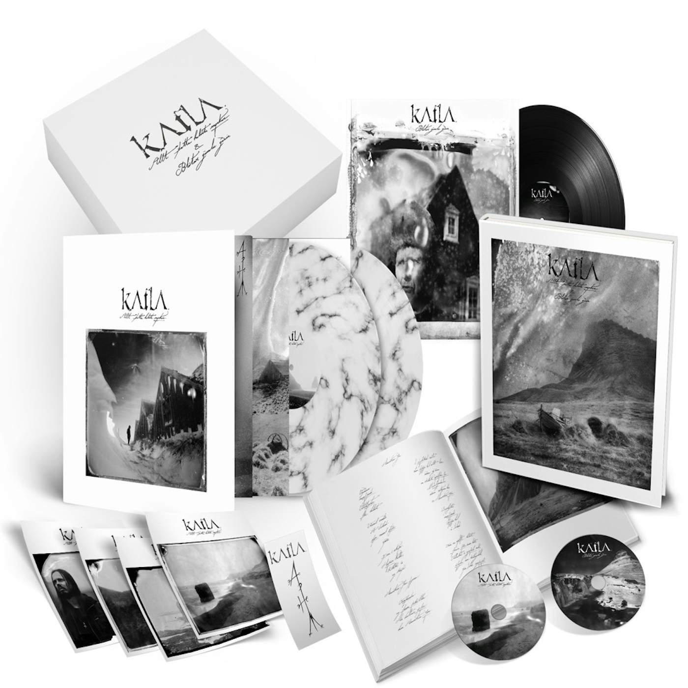 Katla ALLT THETTA HELVITIS MYRKUR (HARDCOVER BOOK) Vinyl Record