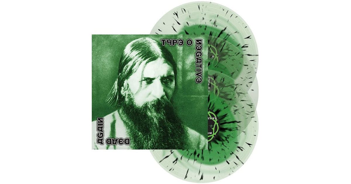 Type O Negative Dead Again (Green/Black Splatter) Vinyl