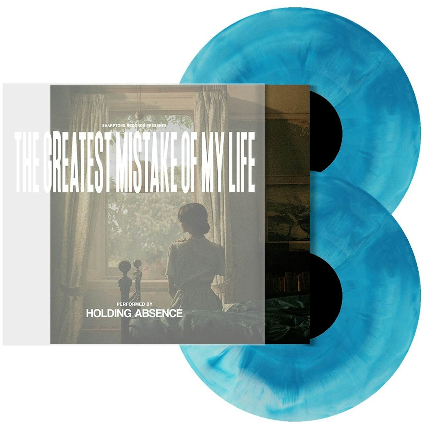 Holding Absence Greatest Mistake Of My Life   Sea Blue & Vinyl Record