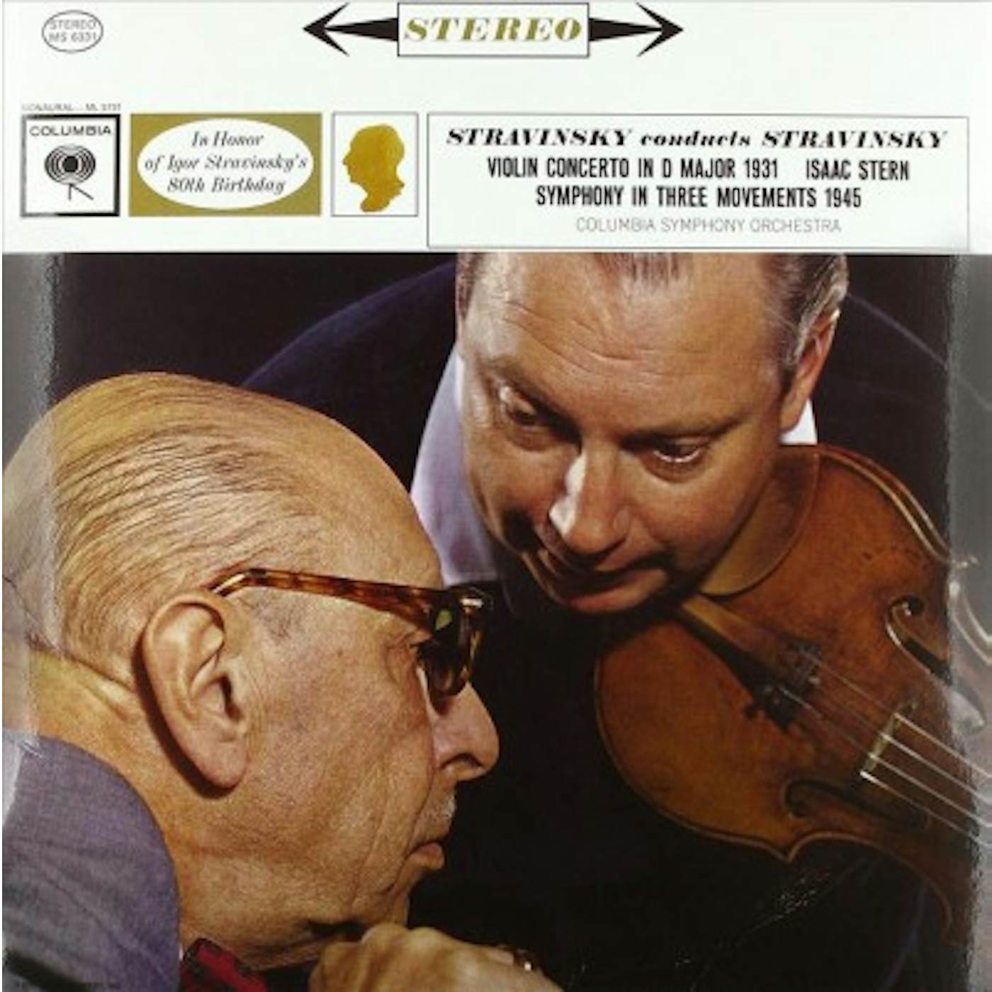 Igor Stravinsky Conducts Stravinksy Vinyl Record