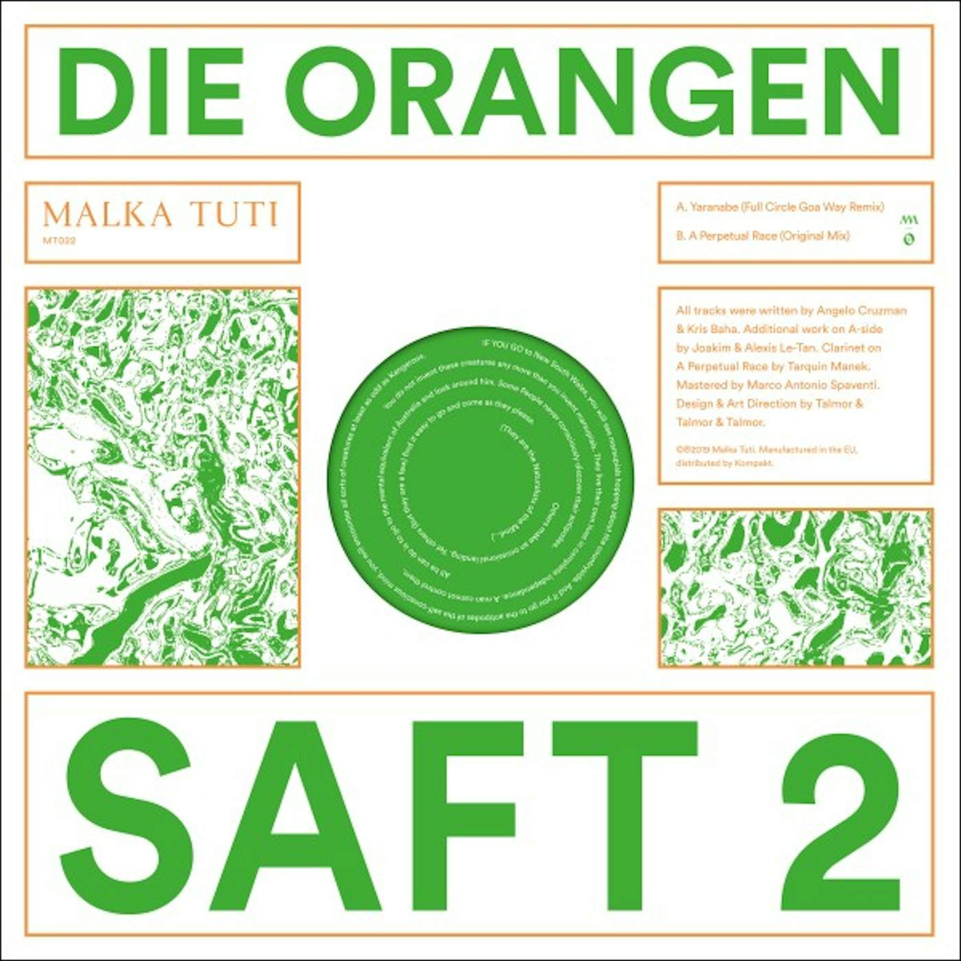 Die Orangen Saft 2 Vinyl Record
