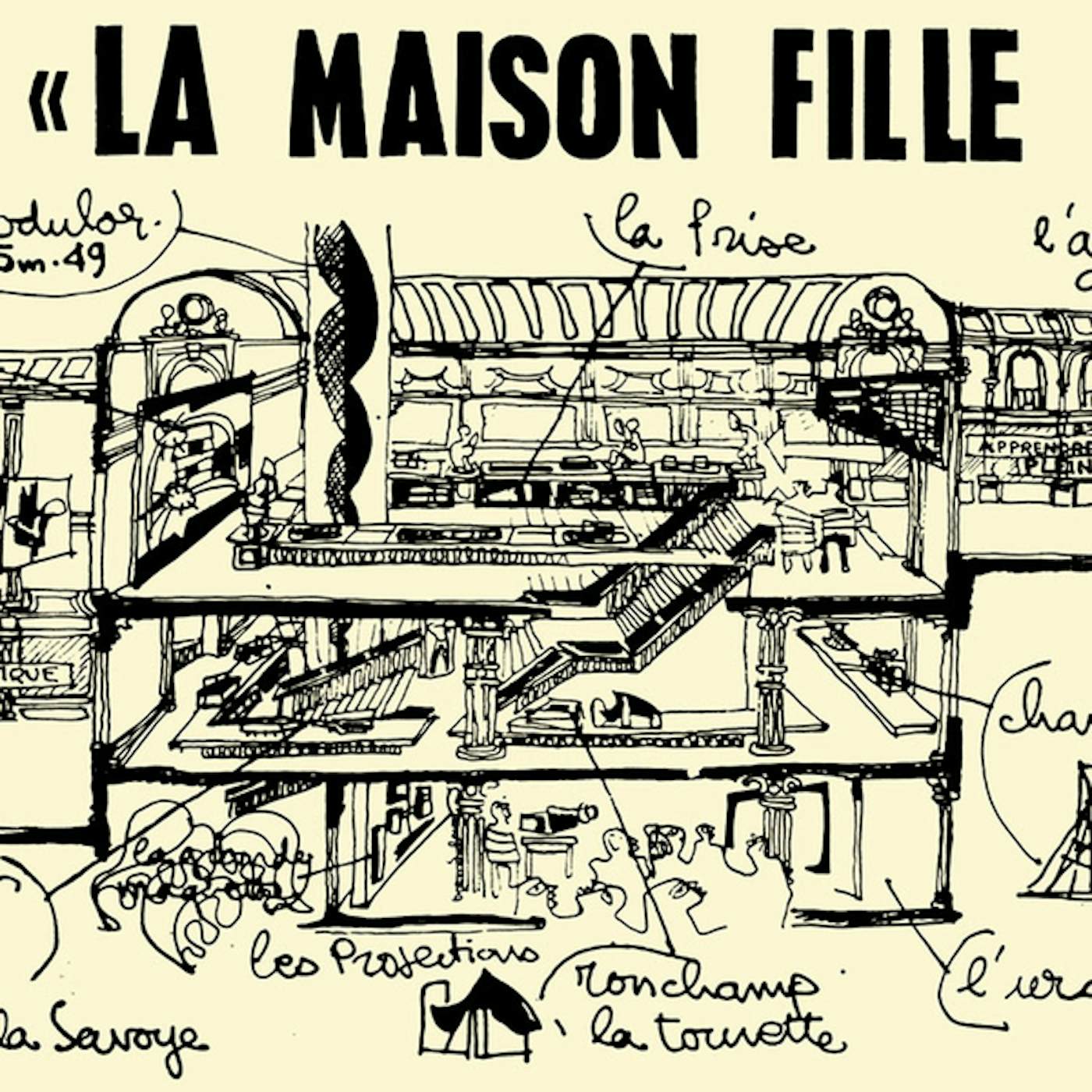 François Tusques La Maison Fille Du Soleil Vinyl Record