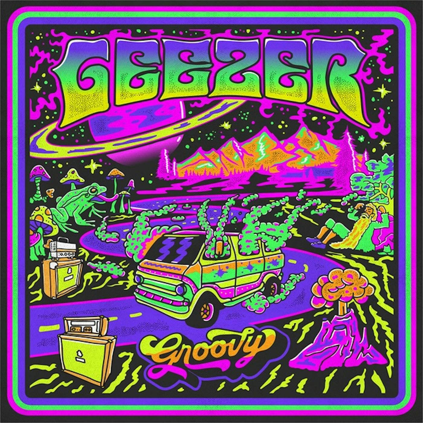 Geezer GROOVY (TRANSPARENT GREEN VINYL) Vinyl Record