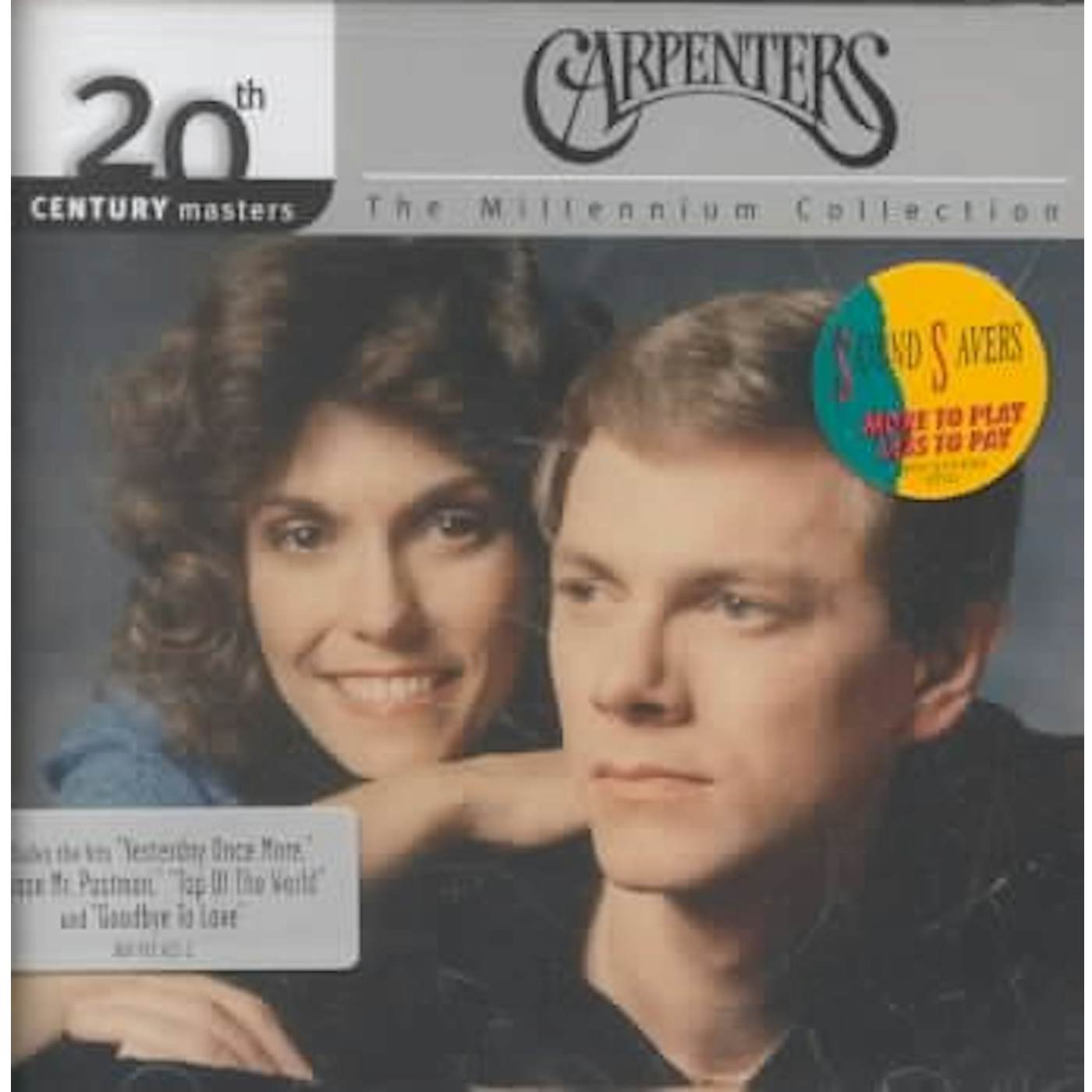 Carpenters MILLENNIUM COLLECTION: 20TH CENTURY MASTERS CD