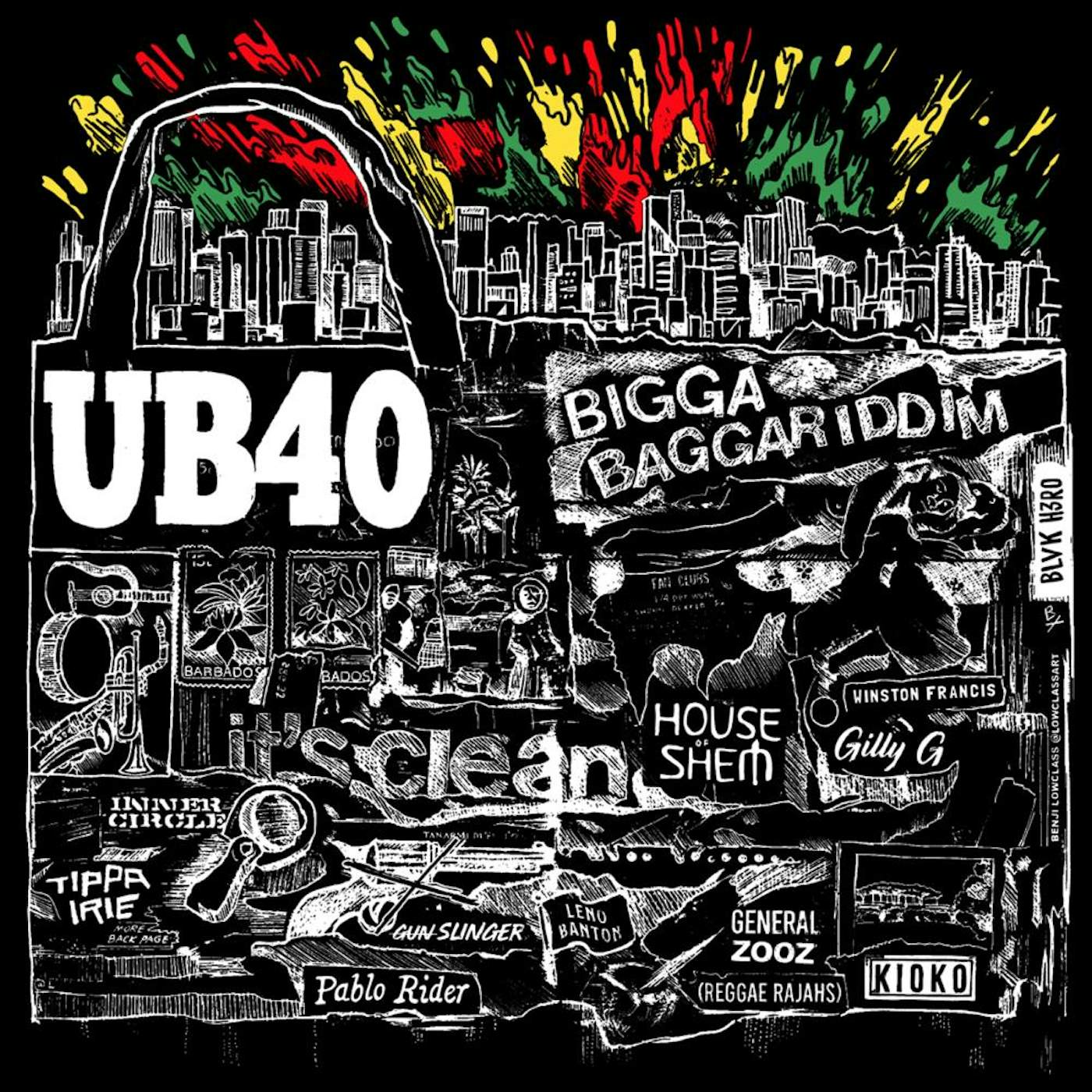 UB40 BIGGA BAGGARIDDIM CD