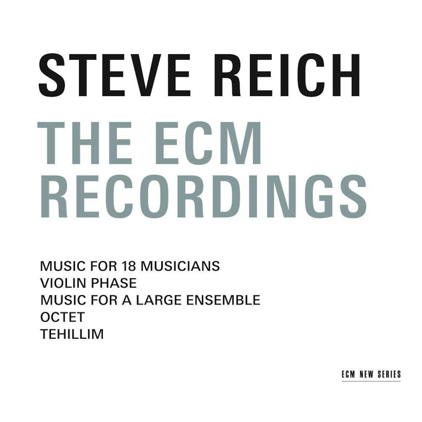 Steve Reich - The ECM Recordings (3 CD) CD